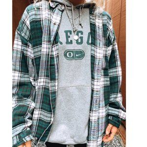 Green And White Flannel